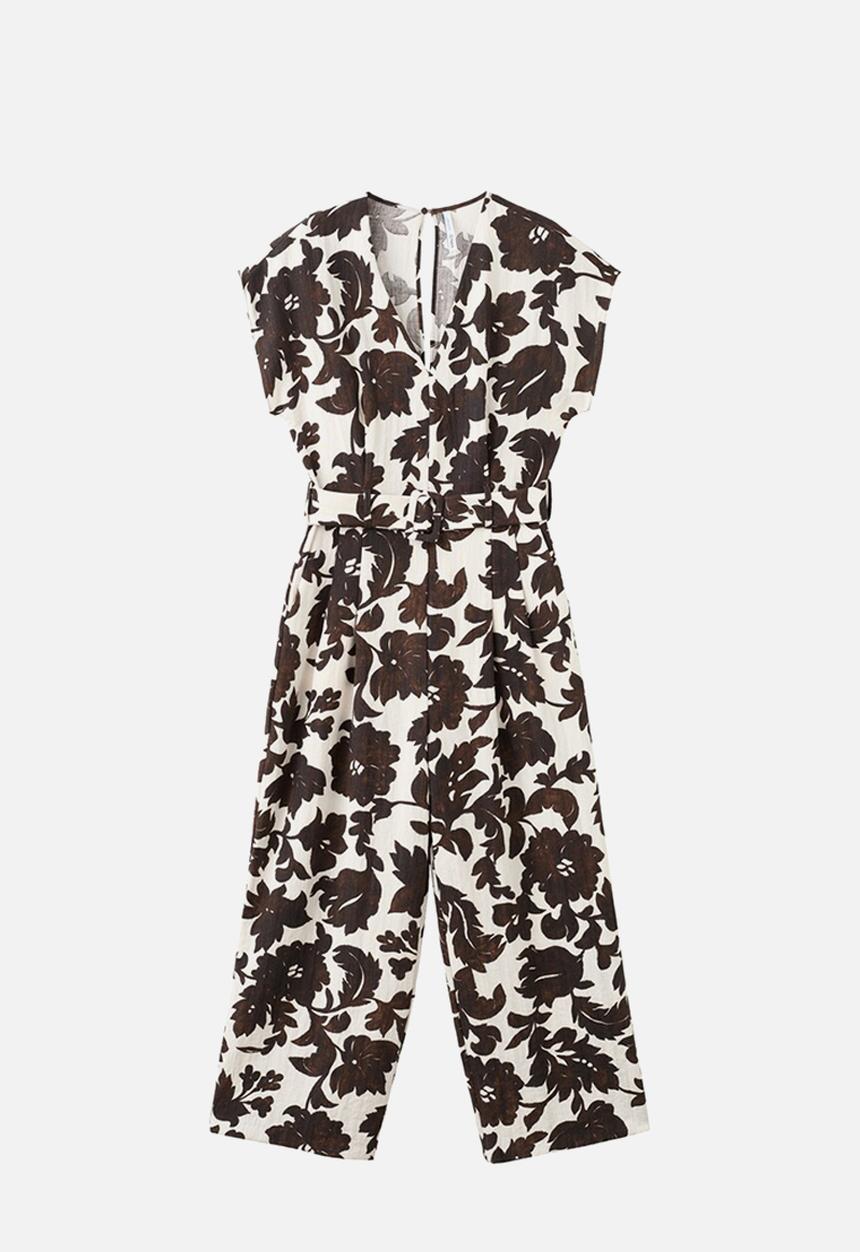 MANGO - Jumpsuit simba - light beige