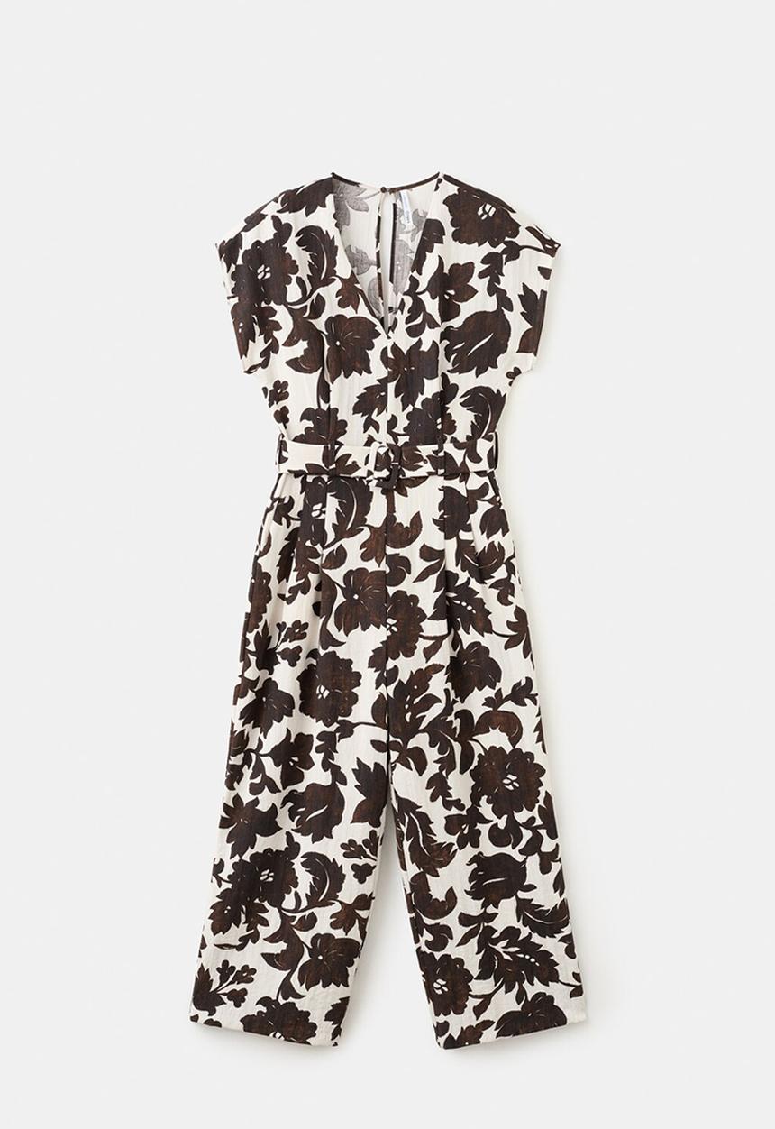 MANGO - Jumpsuit simba - light beige