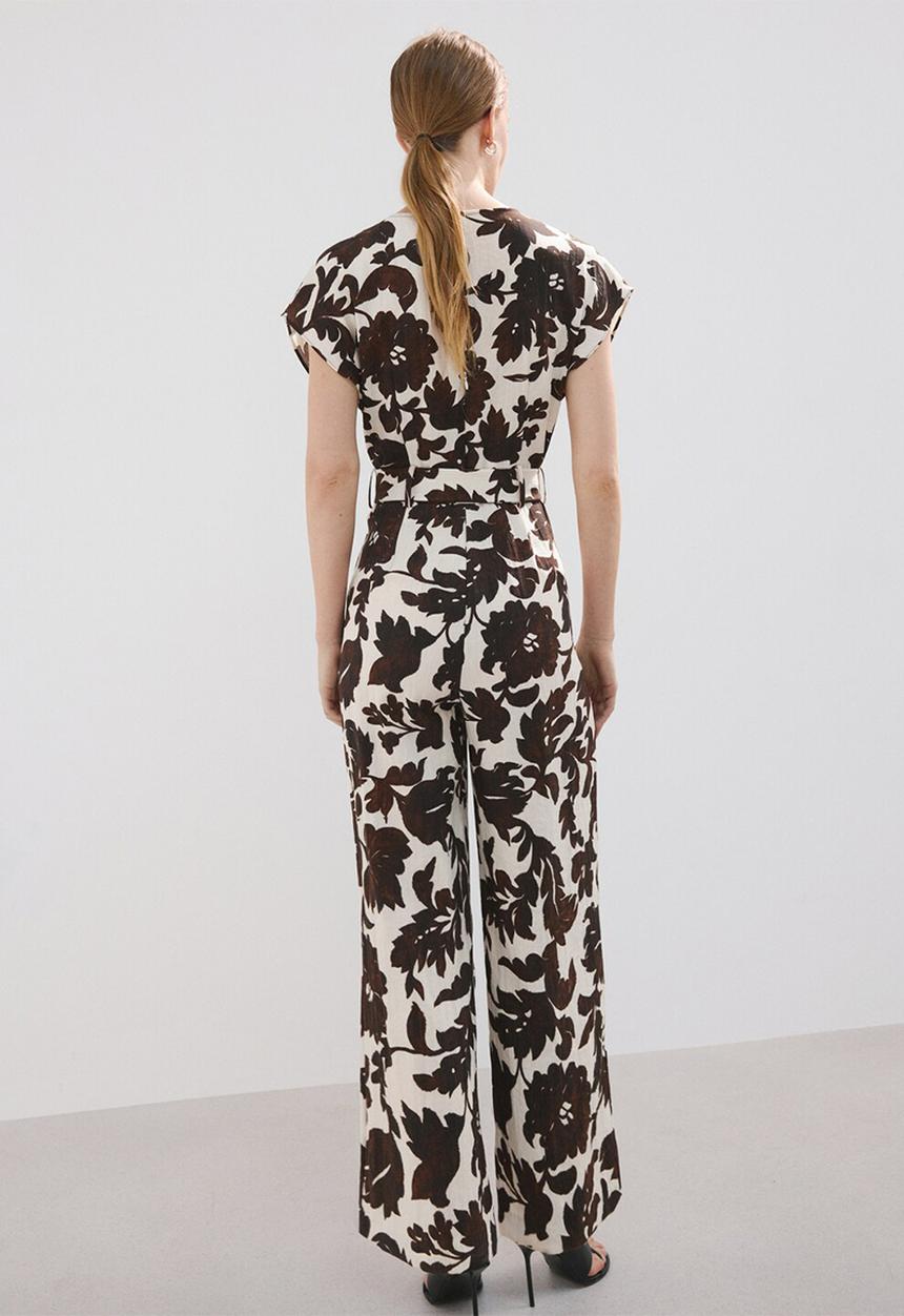 MANGO - Jumpsuit simba - light beige