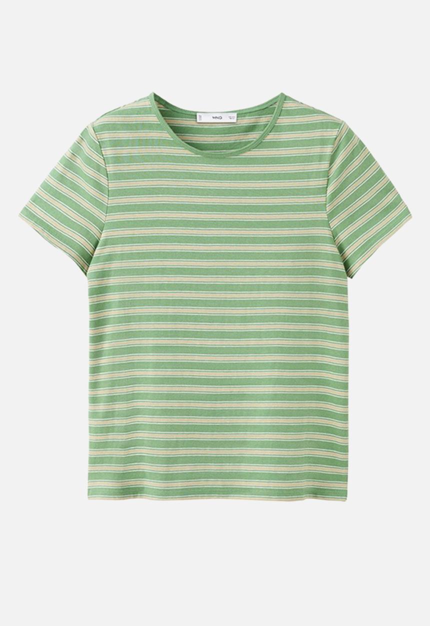 MANGO - T-shirt ancli - light/pastel green