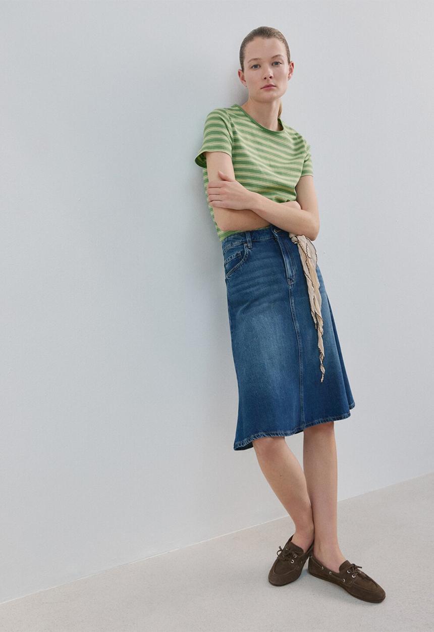 MANGO - T-shirt ancli - light/pastel green