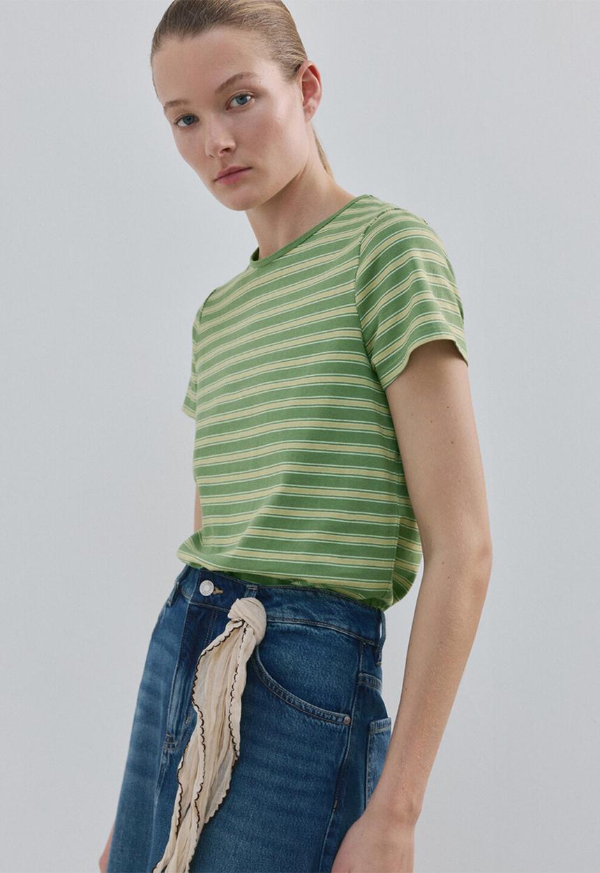 MANGO - T-shirt ancli - light/pastel green
