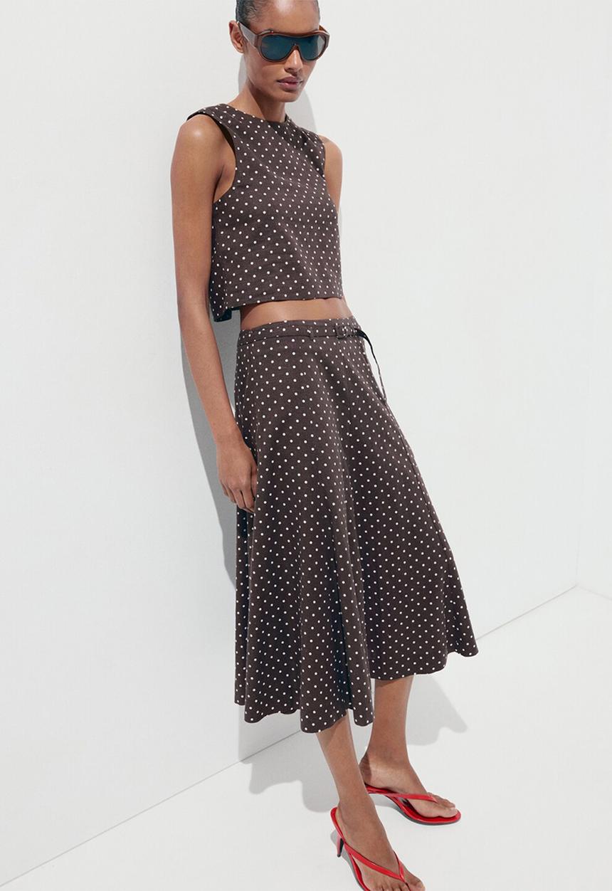 MANGO - Skirt romeo - black