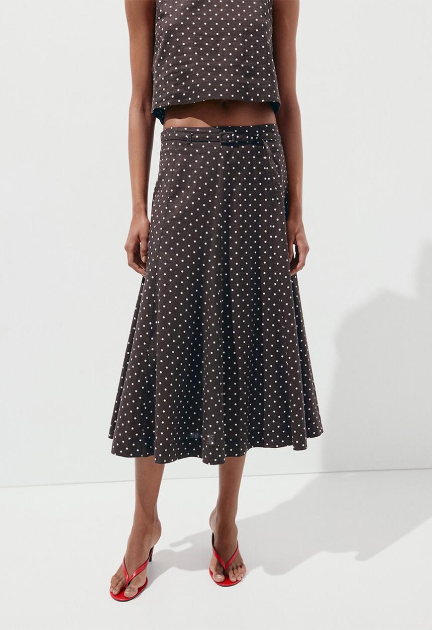 MANGO - Skirt romeo - black