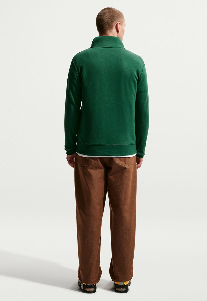 Nike - Springbok   1/2 ZIP FT Sweatshirt - Green