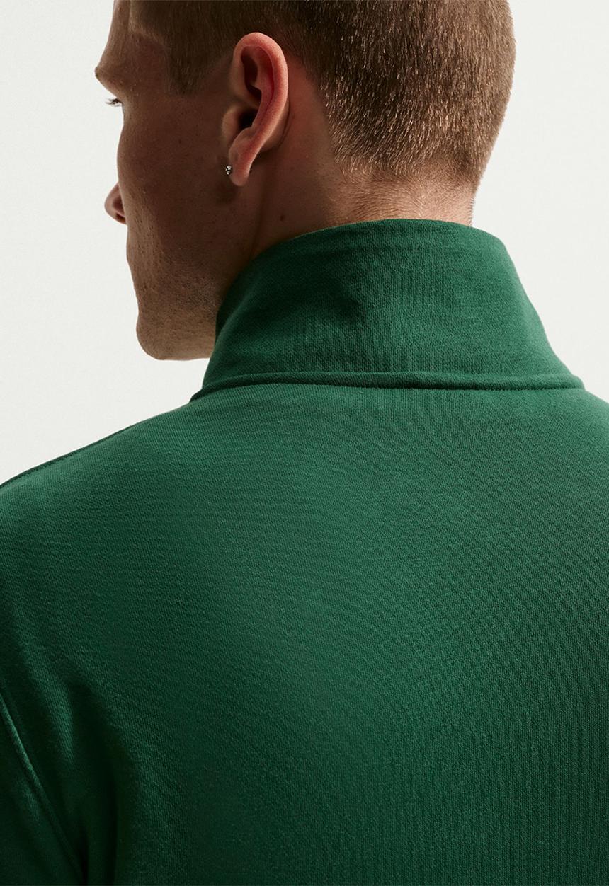 Nike - Springbok   1/2 ZIP FT Sweatshirt - Green