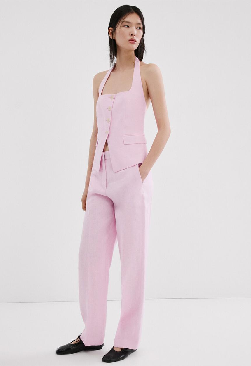 MANGO - Vest boreli - pink