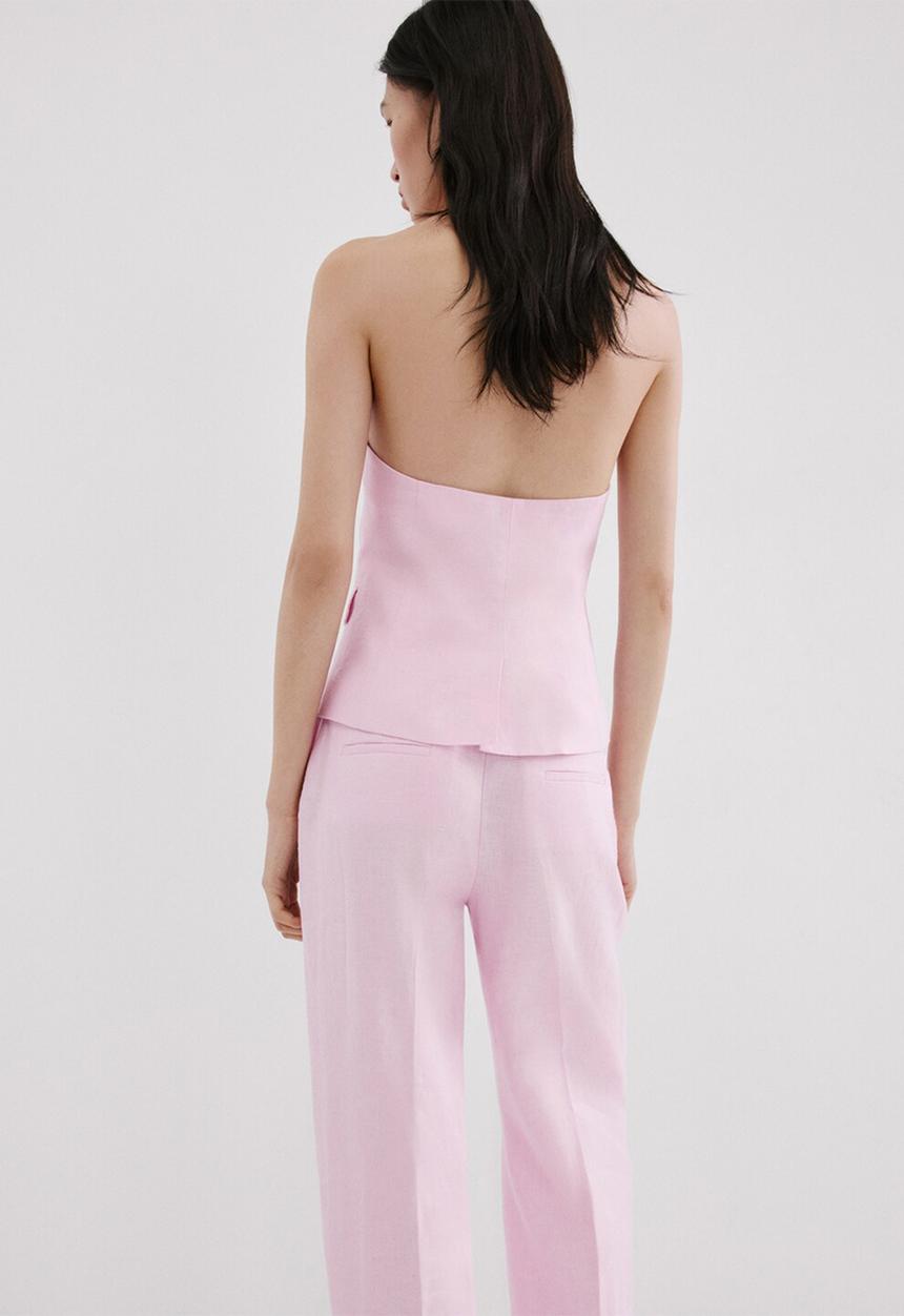 MANGO - Vest boreli - pink