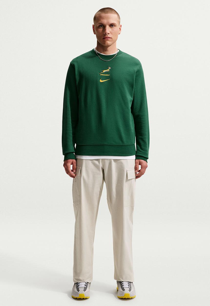 Nike - Springbok  FT CREW  Sweatshirt - Green