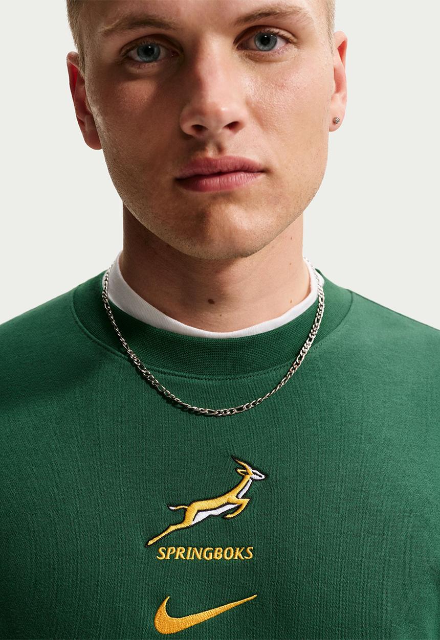 Nike - Springbok  FT CREW  Sweatshirt - Green
