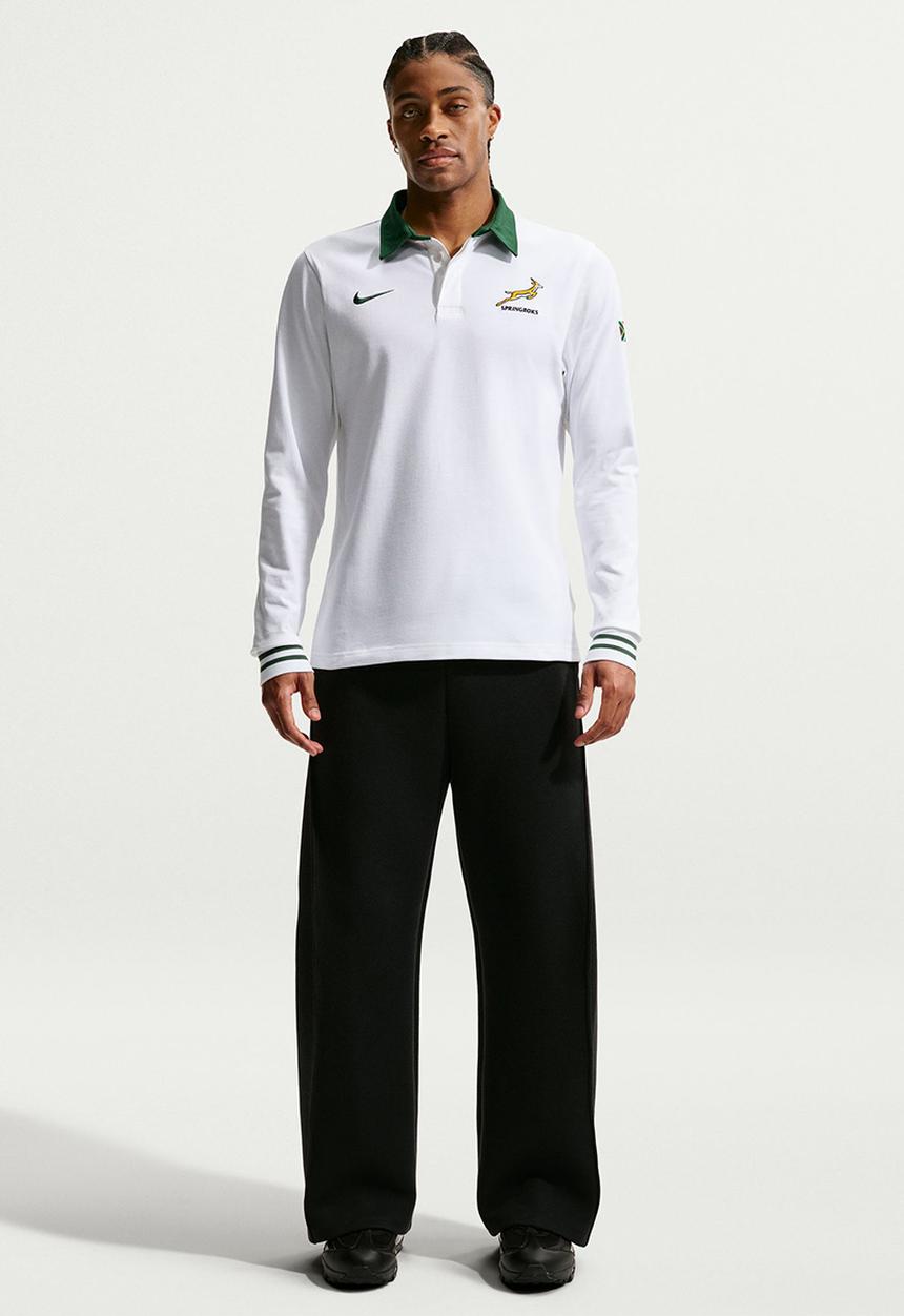Nike - Springbok Heritage Long-Sleeve Away Jersey - White