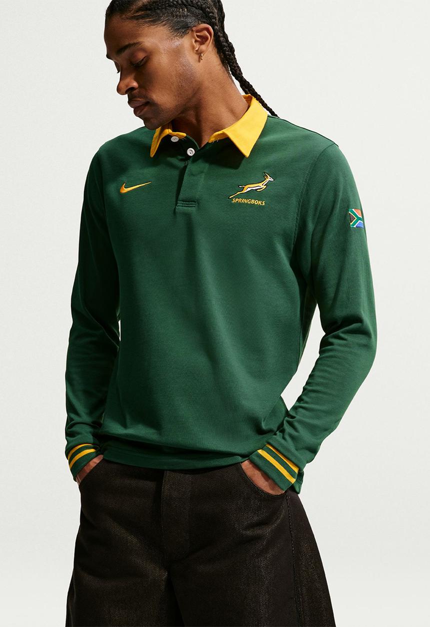 Nike - Springbok  LS RUGBY Home Jersey - Green