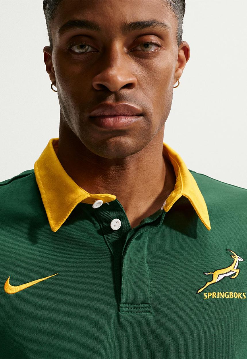Nike - Springbok  LS RUGBY Home Jersey - Green