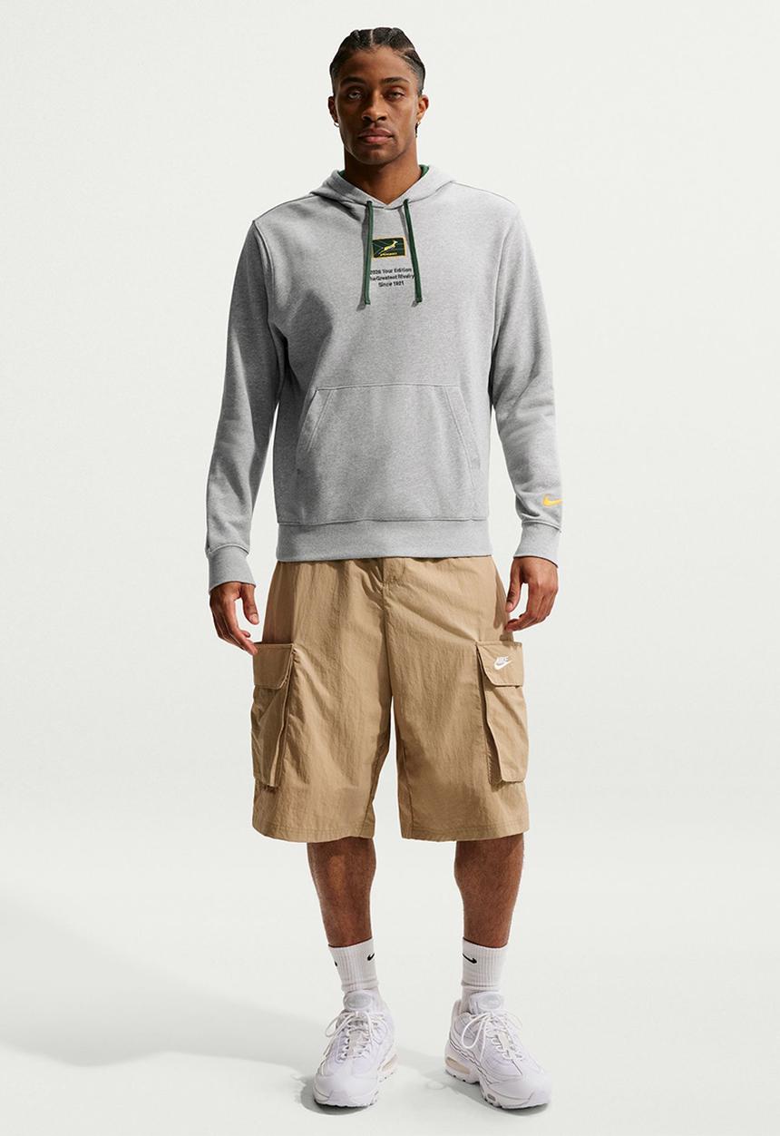 Nike - Springbok  HoodedFT Pullover AB Sweatshirt - Grey