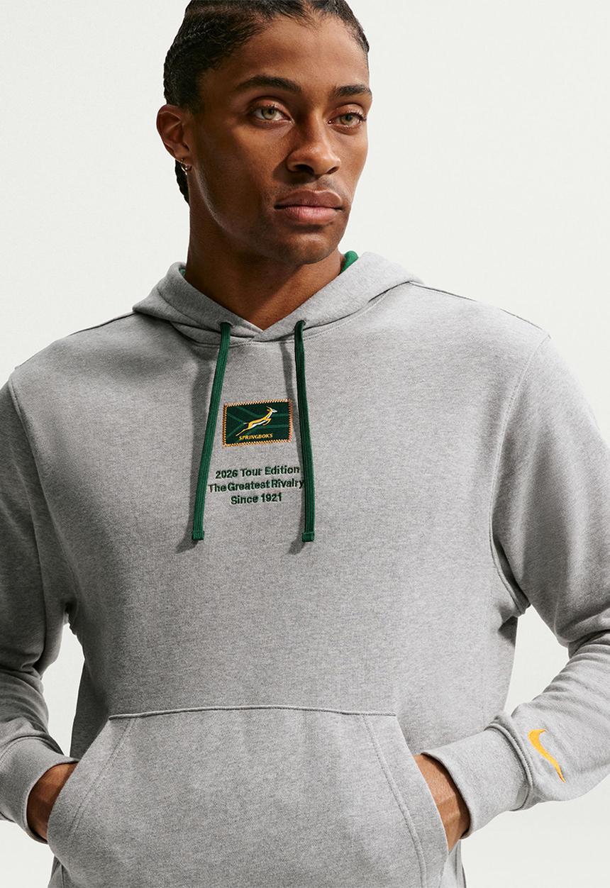 Nike - Springbok  HoodedFT Pullover AB Sweatshirt - Grey