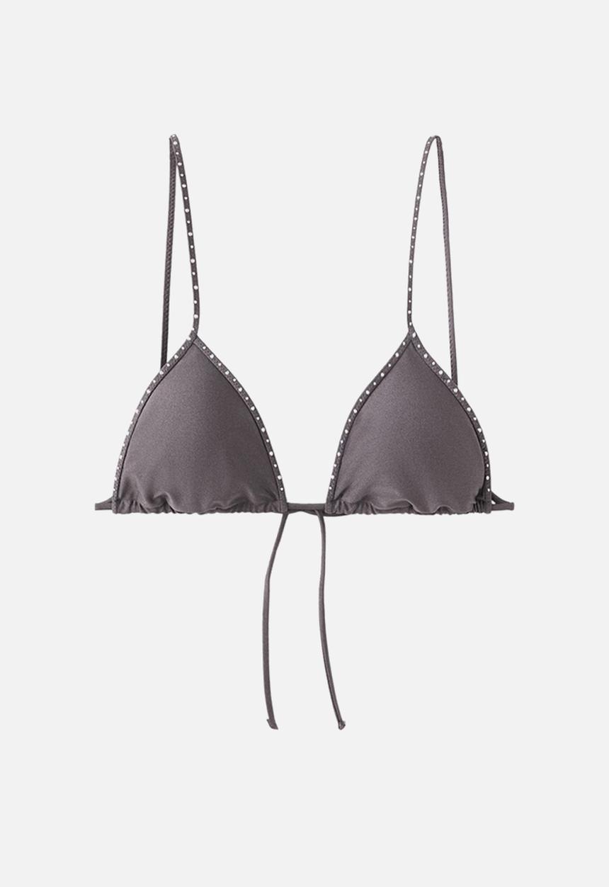 MANGO - Bikini top cosmo- gray