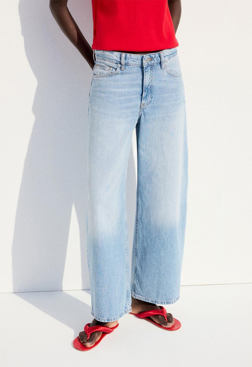 MANGO - Jeans kika - open blue