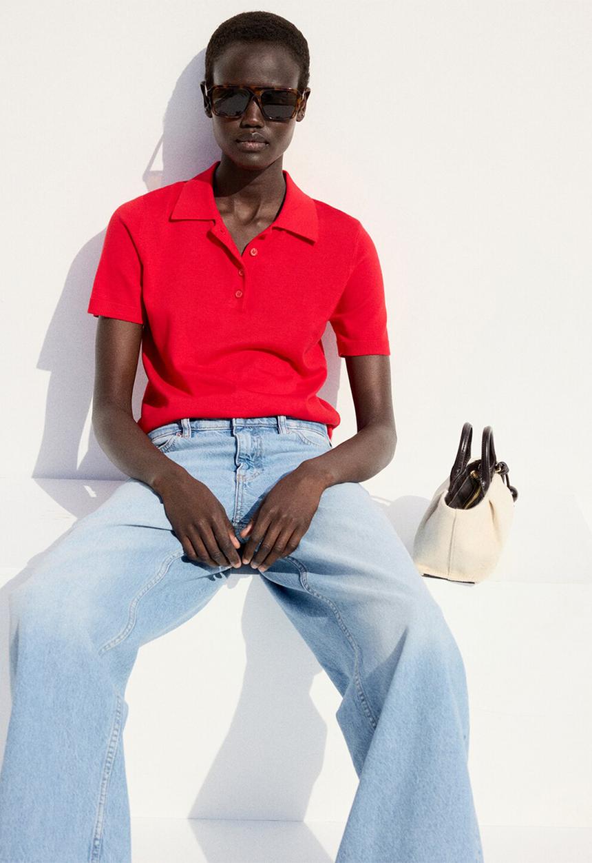MANGO - Jeans kika - open blue
