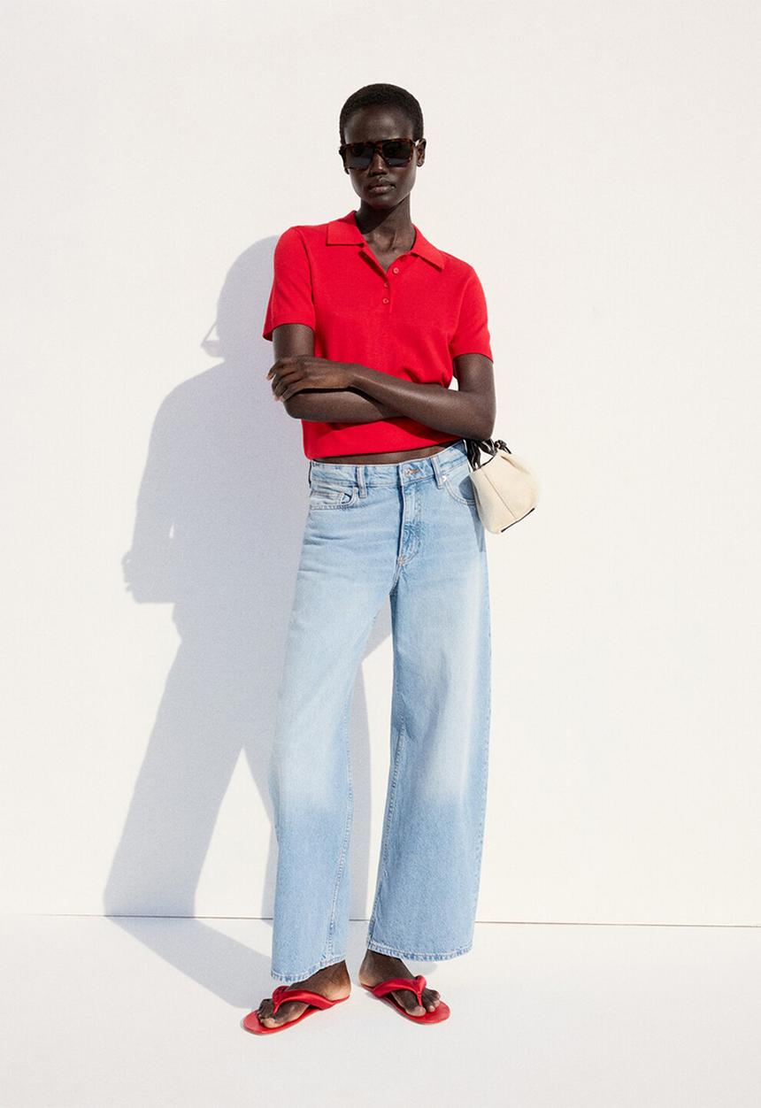 MANGO - Jeans kika - open blue