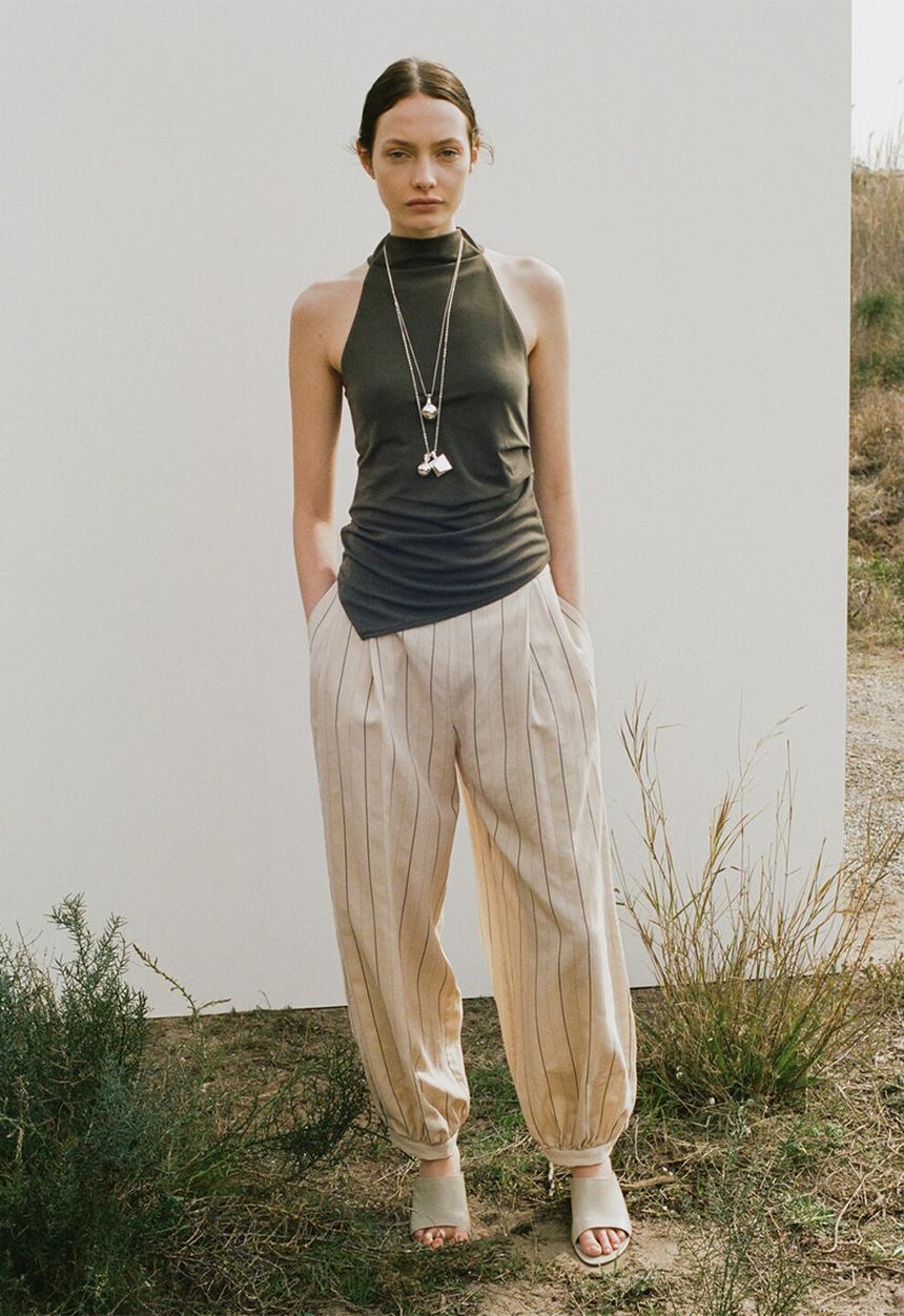 MANGO - Top tristan - khaki