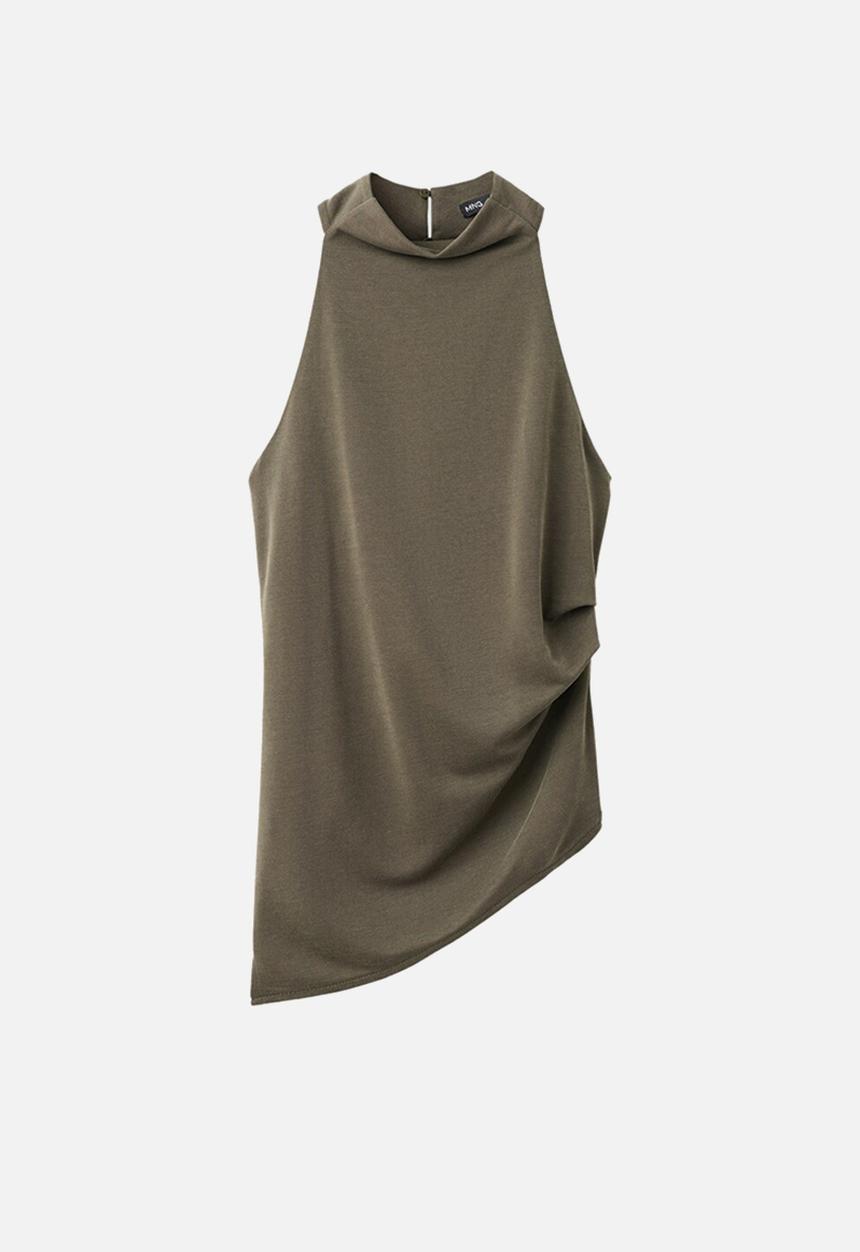 MANGO - Top tristan - khaki
