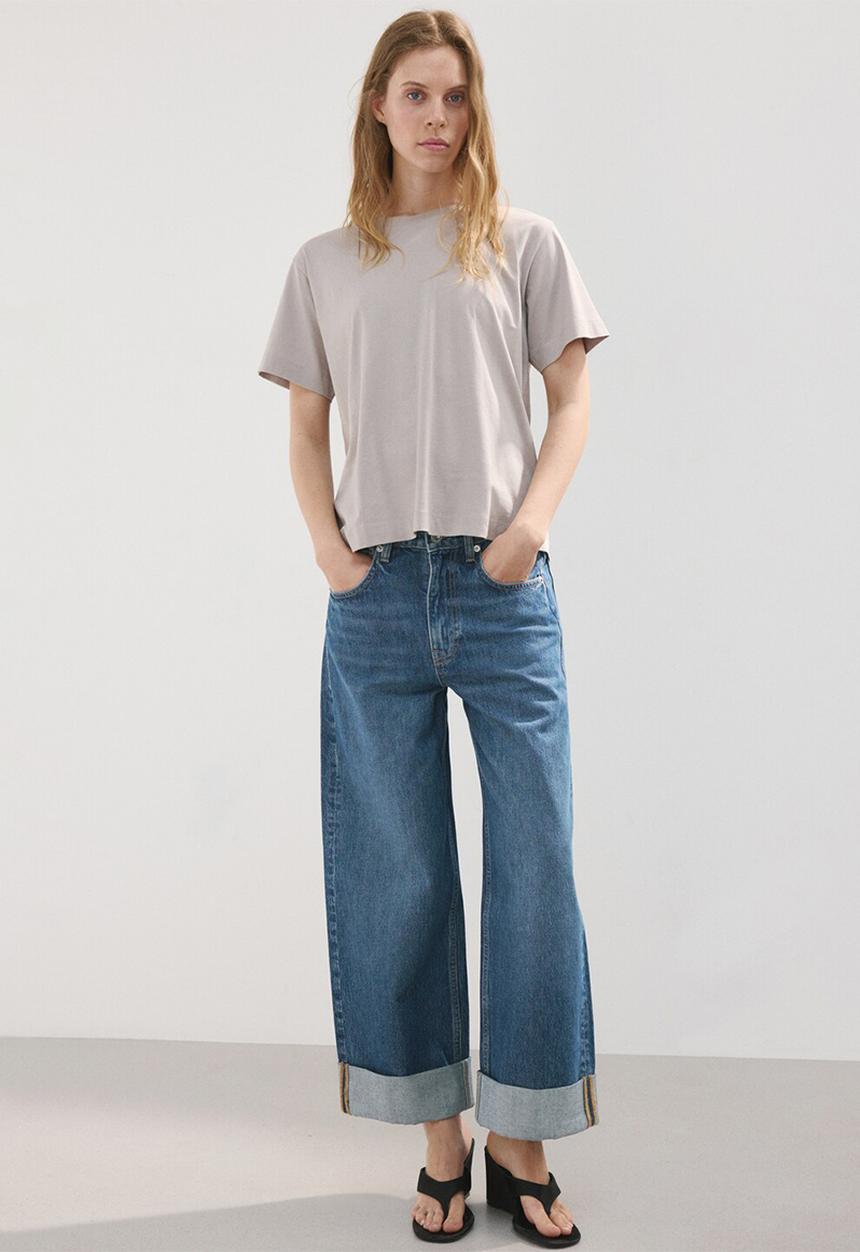 MANGO - Jeans celia - open blue