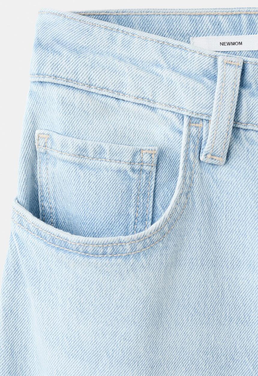 MANGO - Plus jeans newmom - open blue