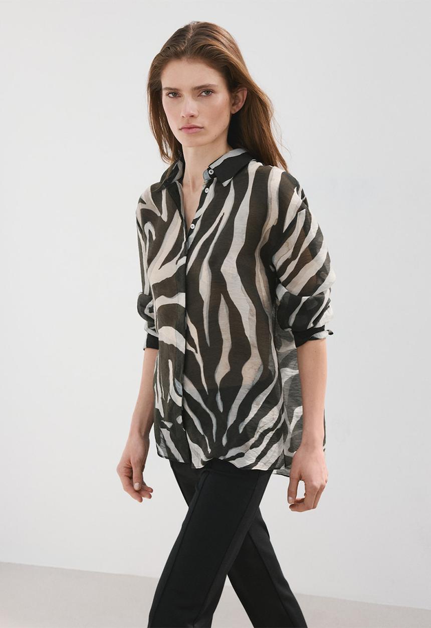 MANGO - Shirt salome - black