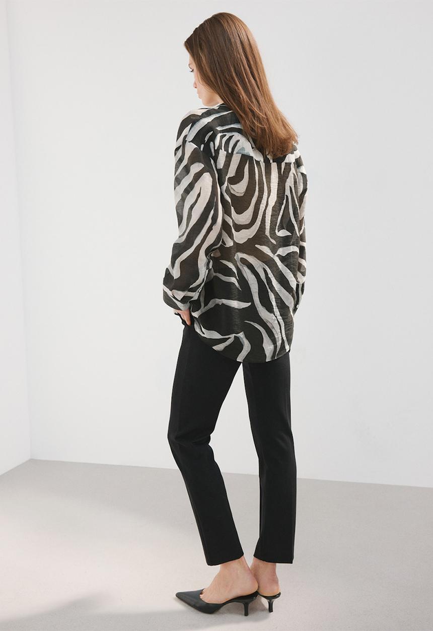 MANGO - Shirt salome - black