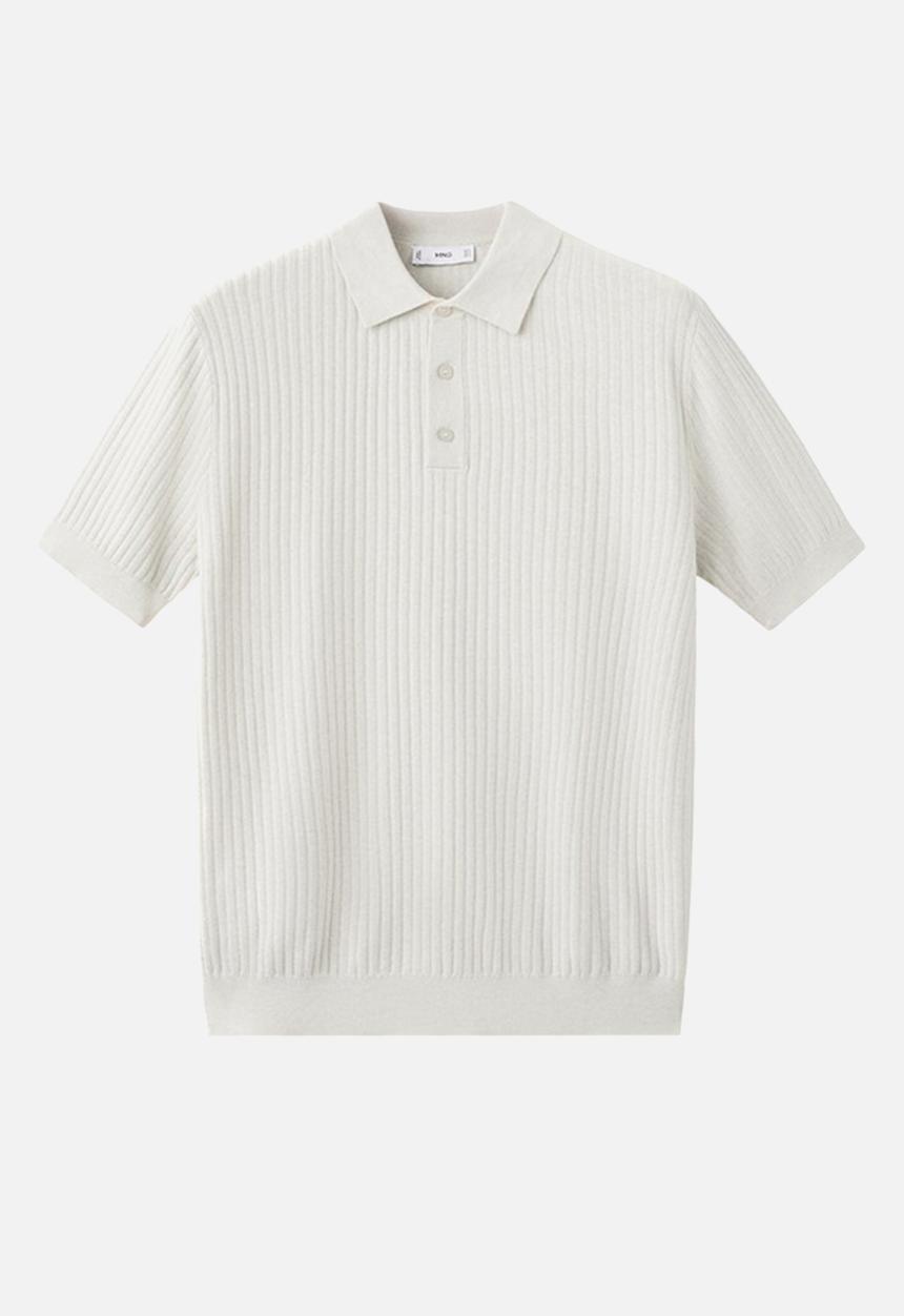 MANGO - Poloshirt Paule - Sand