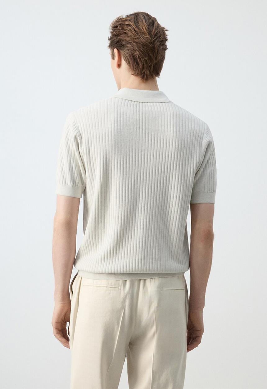 MANGO - Poloshirt Paule - Sand
