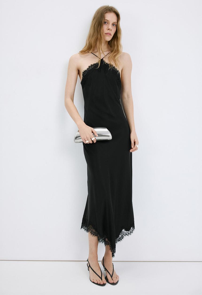 MANGO - Dress niky - black