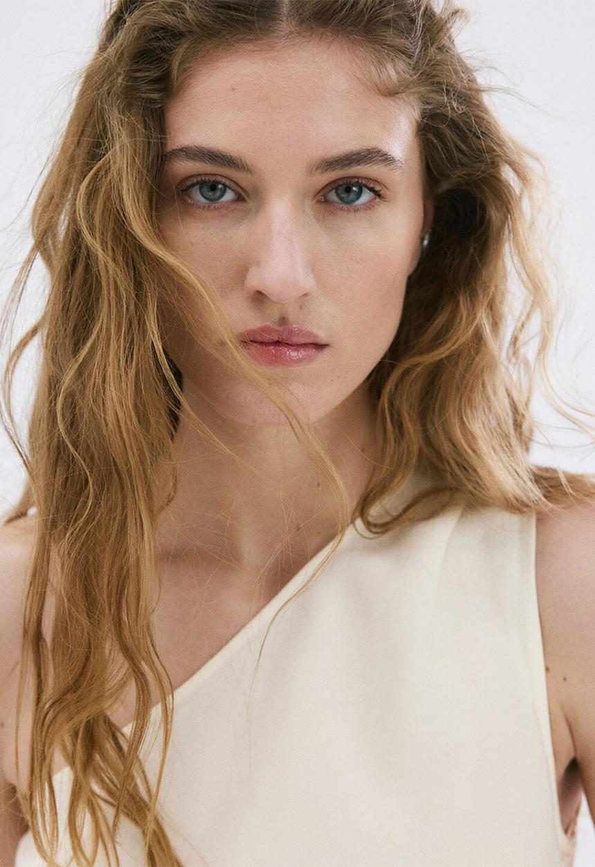 MANGO - Top claire - natural