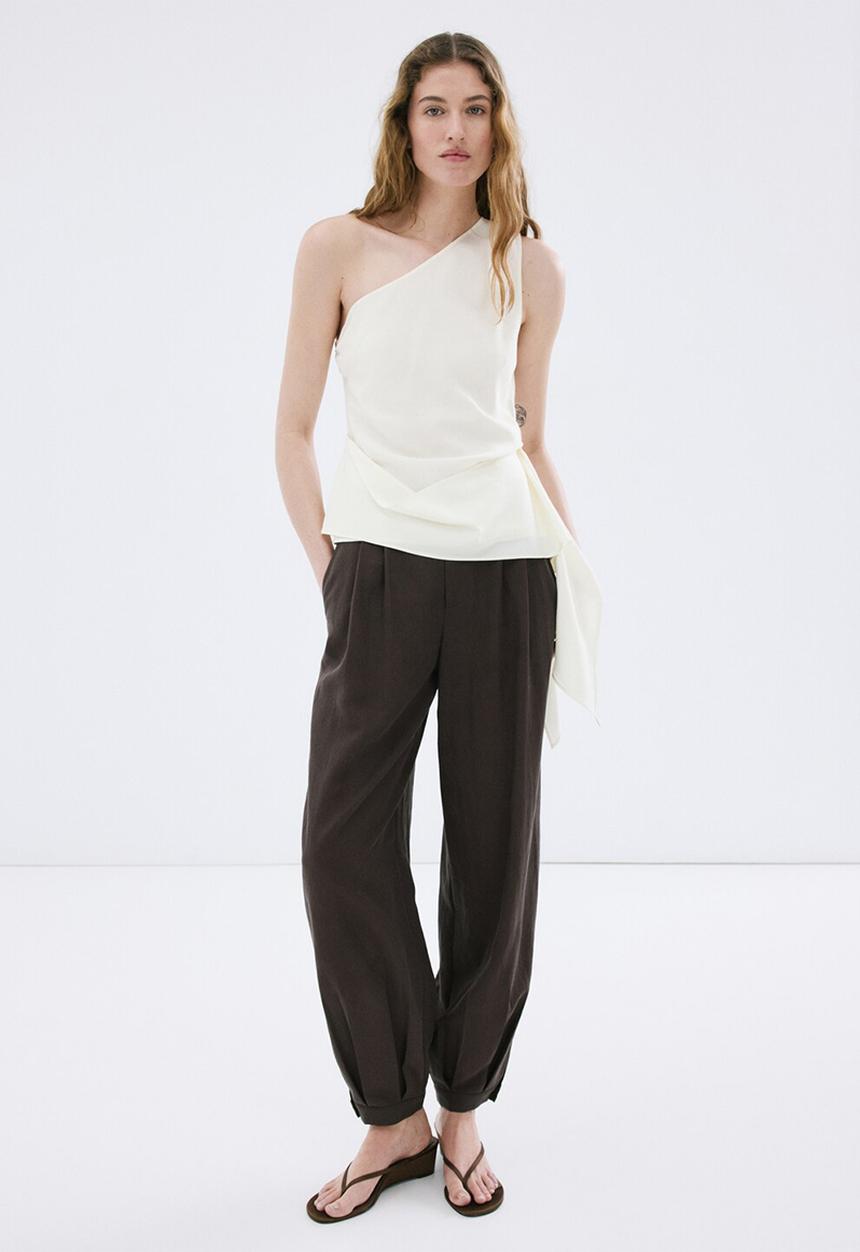 MANGO - Top claire - natural