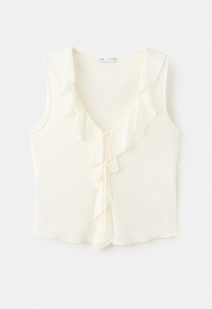 MANGO - Top voland - natural