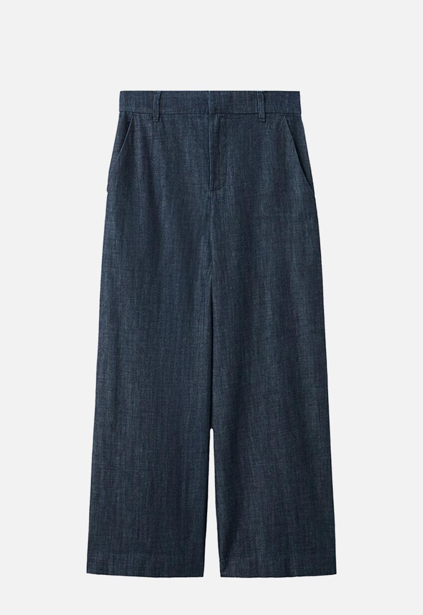 MANGO - Plus trousers nina - open blue