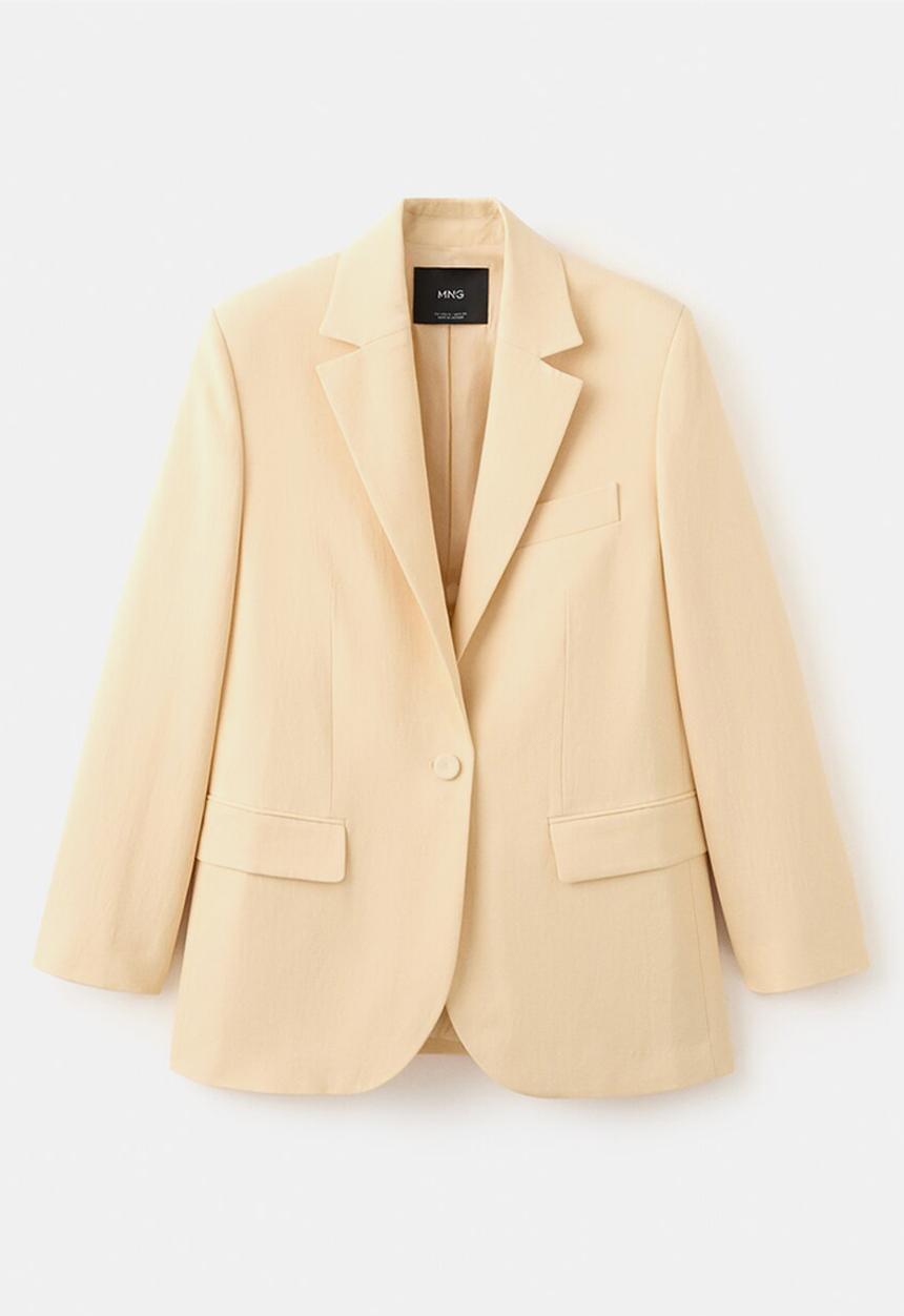 MANGO - Blazer martini - yellow