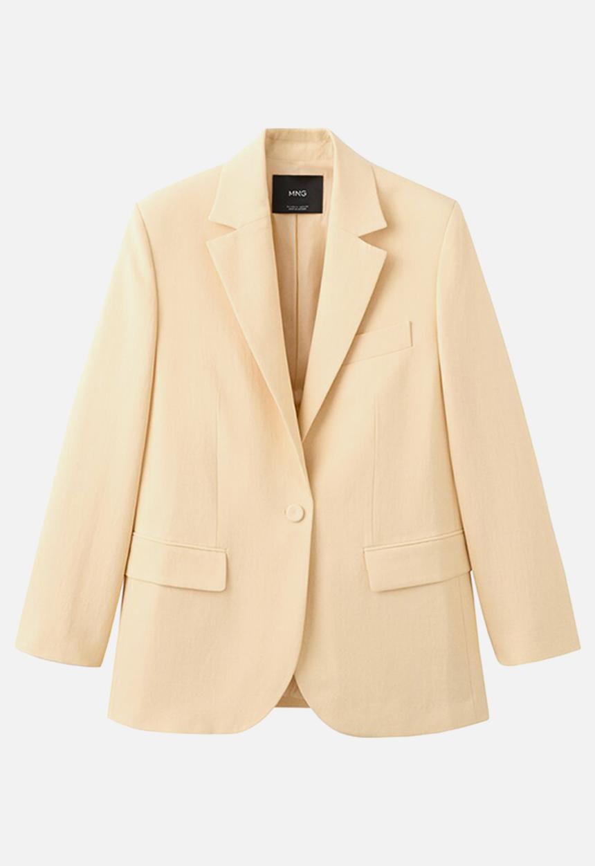 MANGO - Blazer martini - yellow