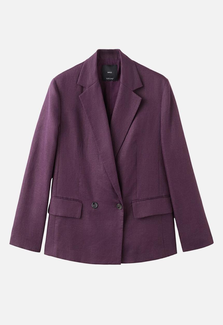 MANGO - Blazer tempoli - medium purple