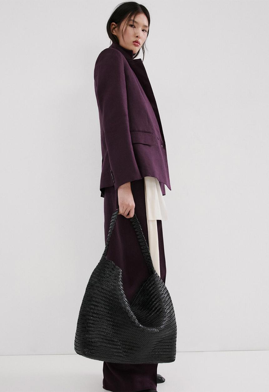 MANGO - Blazer tempoli - medium purple