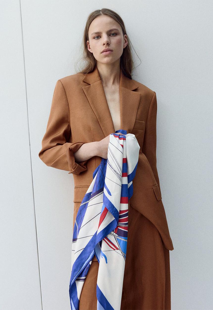 MANGO - Blazer minesota - rust/copper