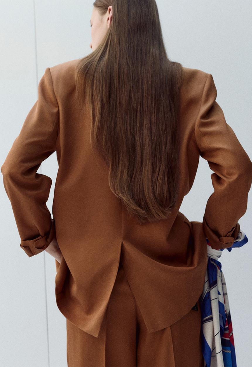 MANGO - Blazer minesota - rust/copper