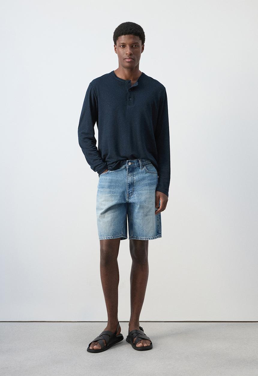 MANGO - Bermudas Jarod - Denim