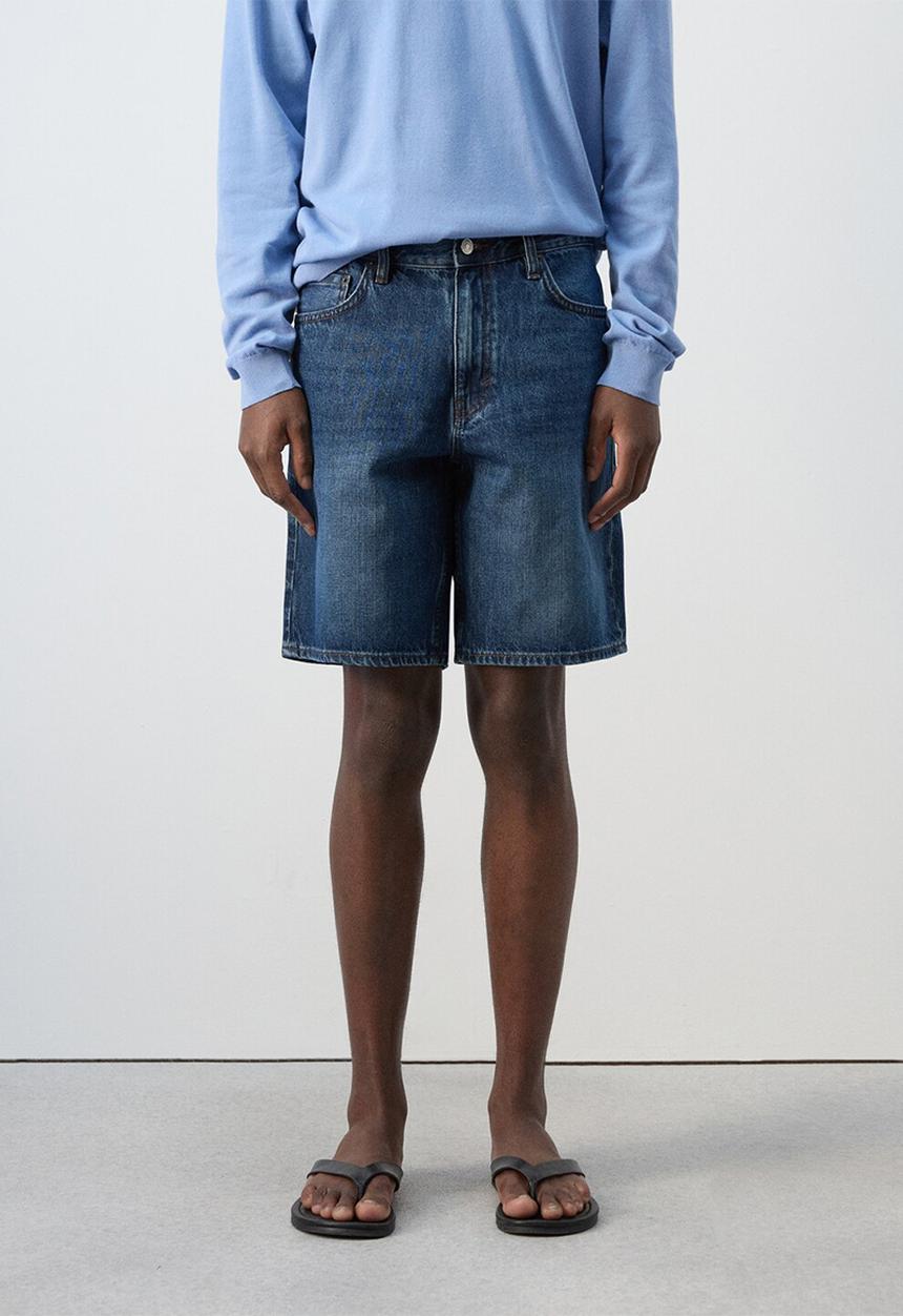 MANGO - Bermudas Jarod - Blue