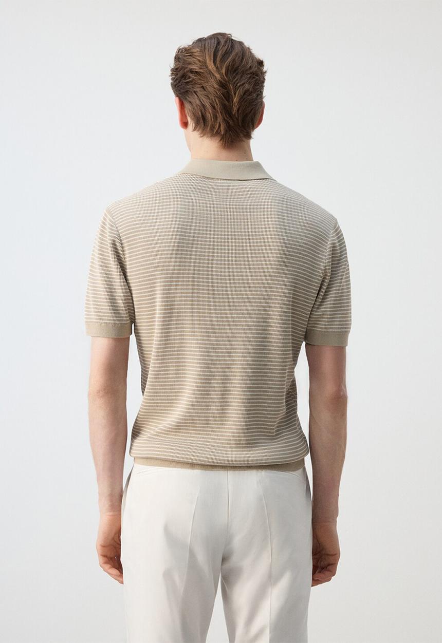MANGO - Poloshirt Talaiar - Beige