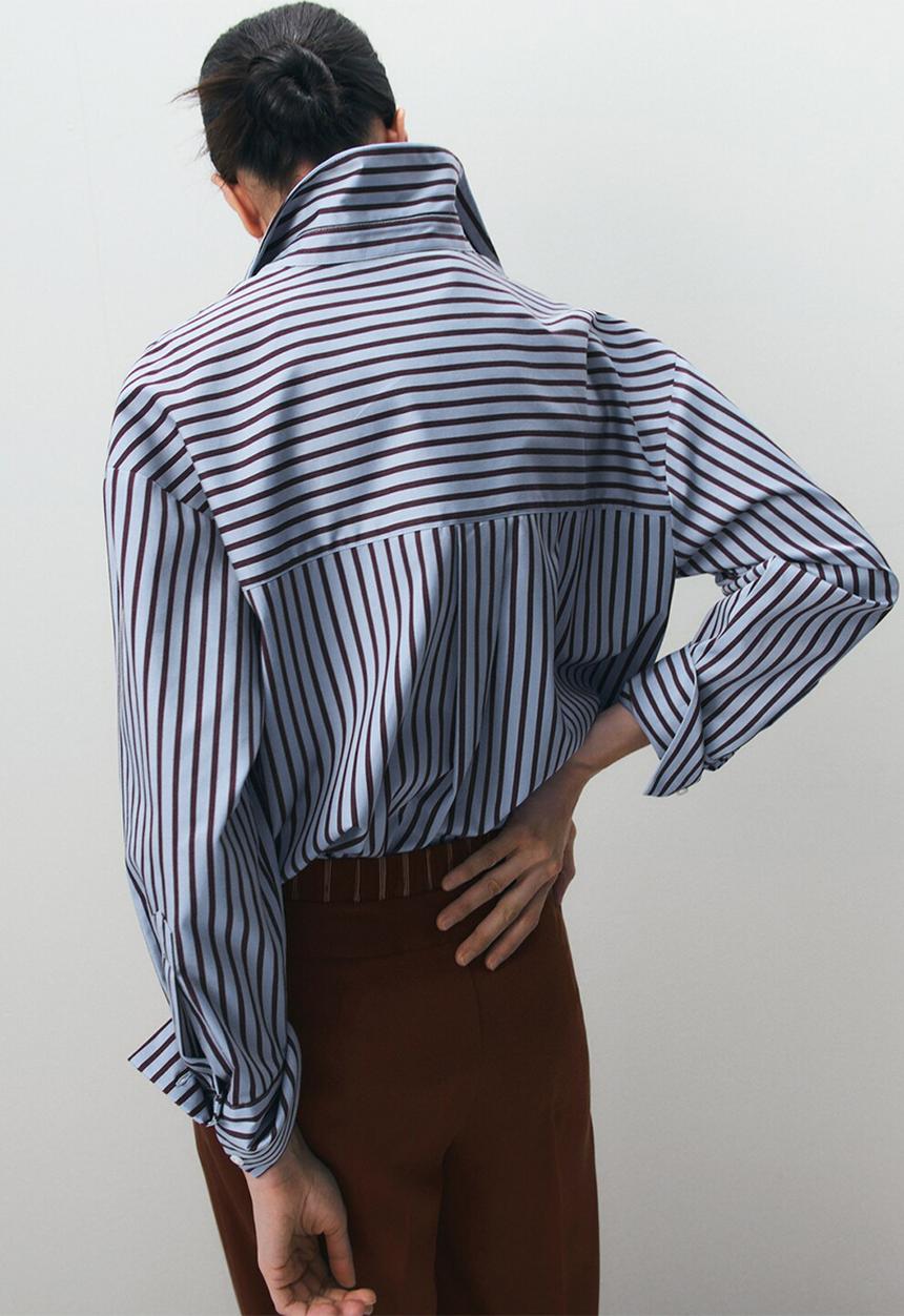 MANGO - Shirt fontana - light/pastel blue