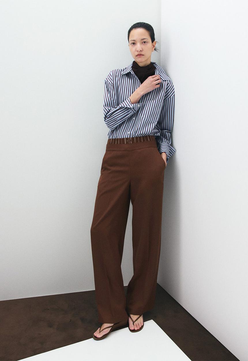 MANGO - Shirt fontana - light/pastel blue