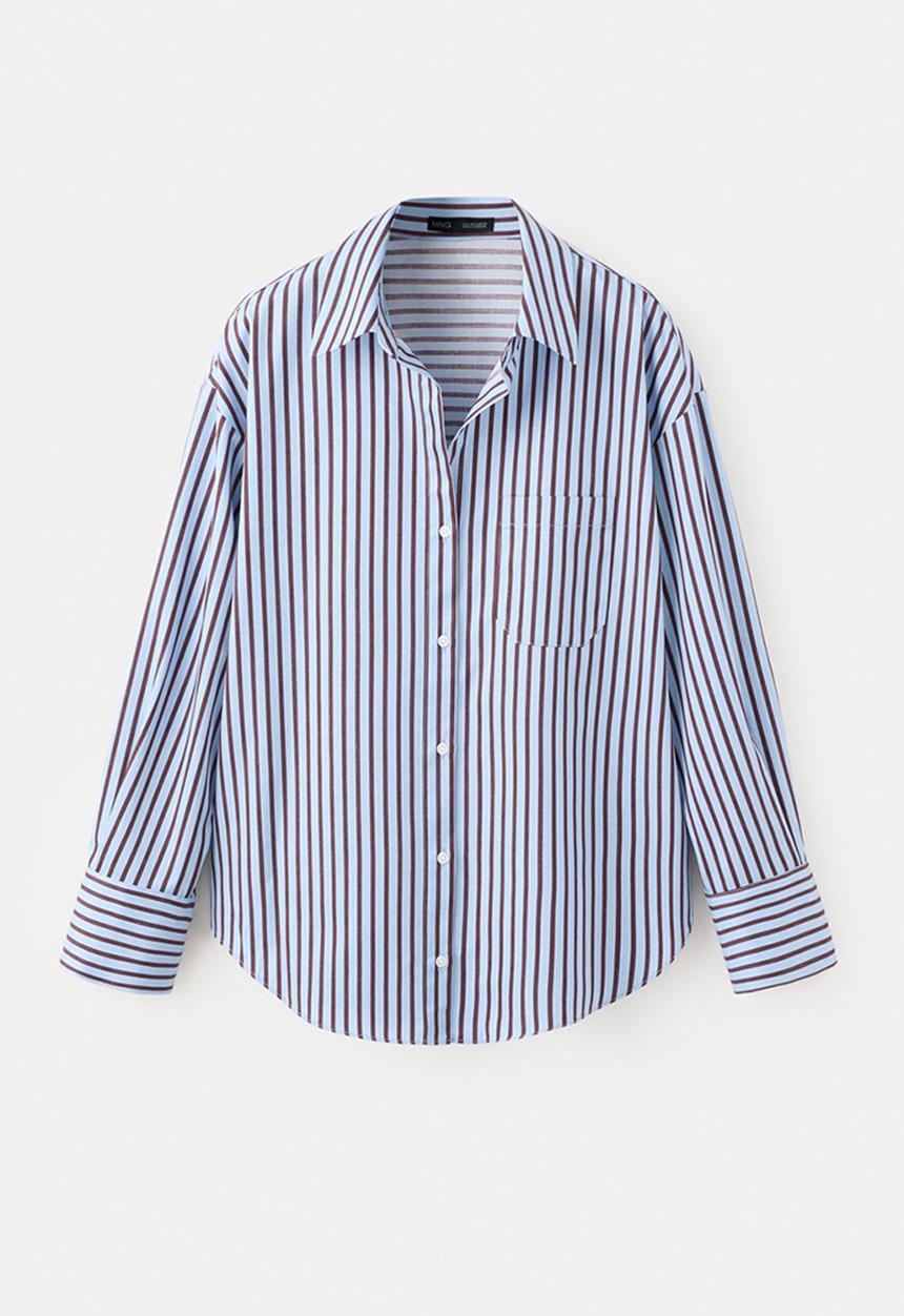 MANGO - Shirt fontana - light/pastel blue