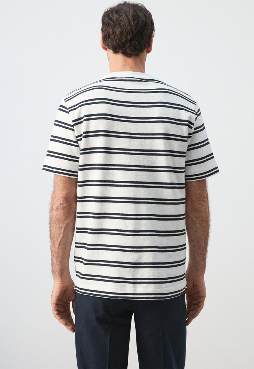 MANGO - T-Shirt Garir - white