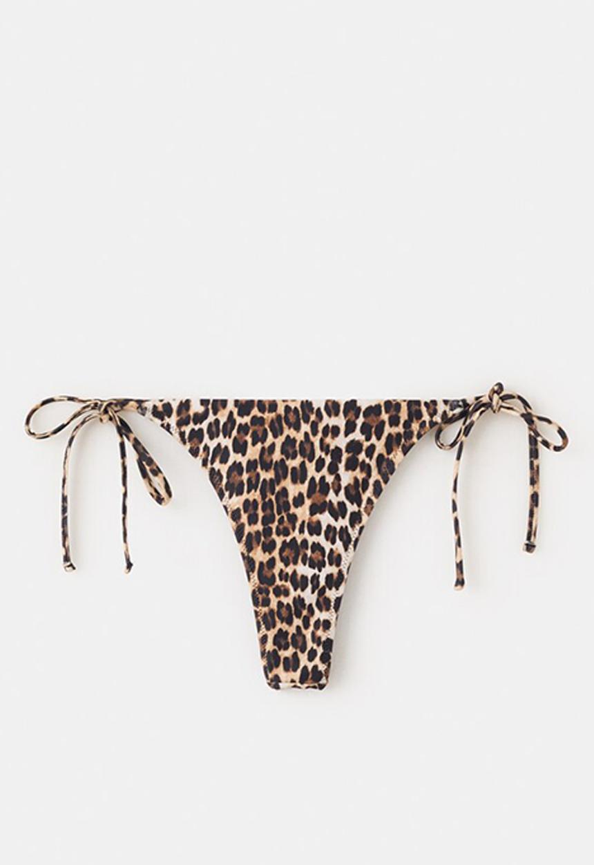 MANGO - Bikini pantie lea - brown